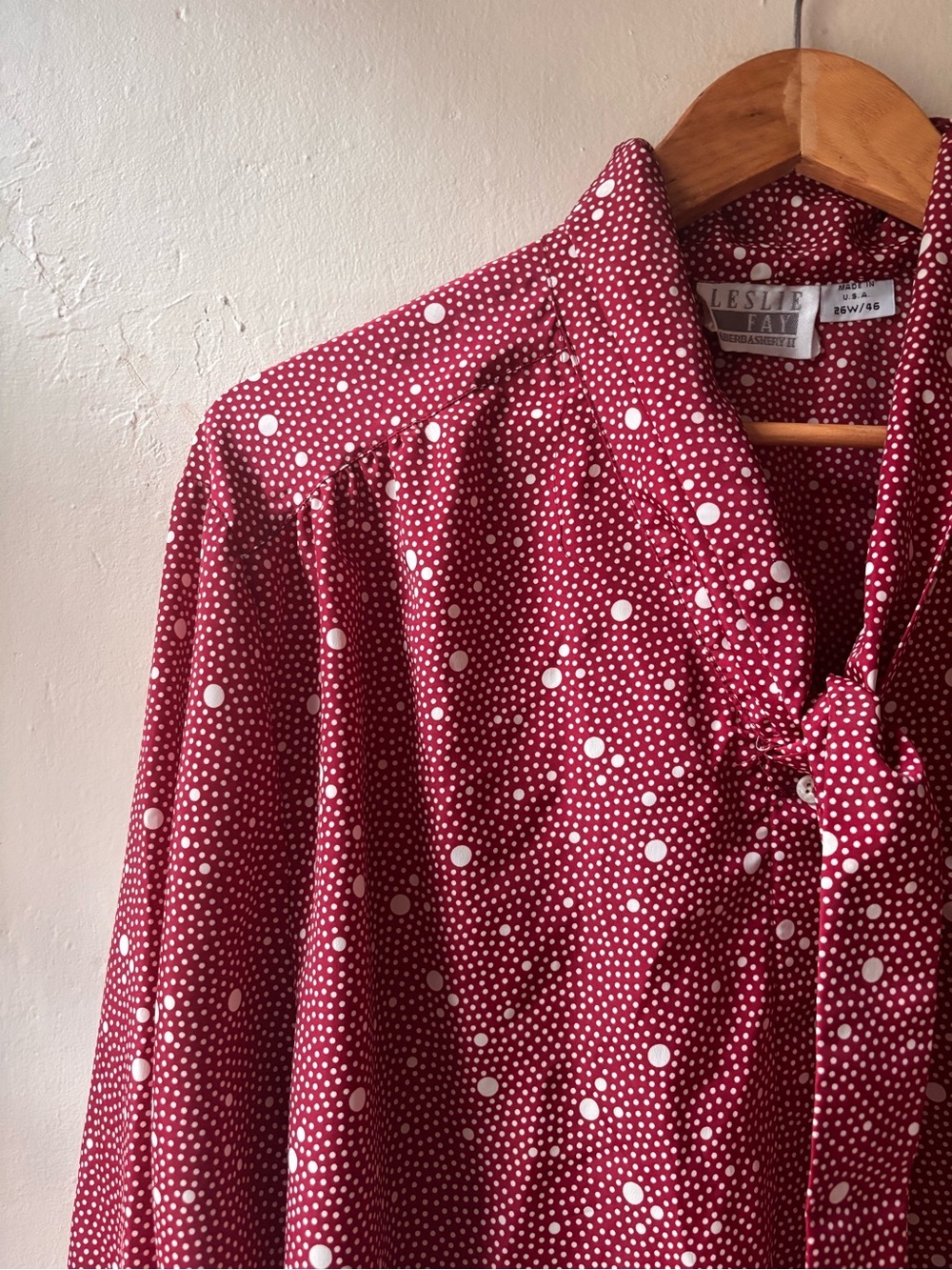 Vintage Leslie Faye Blouse Plus Size - Picture 2 of 11